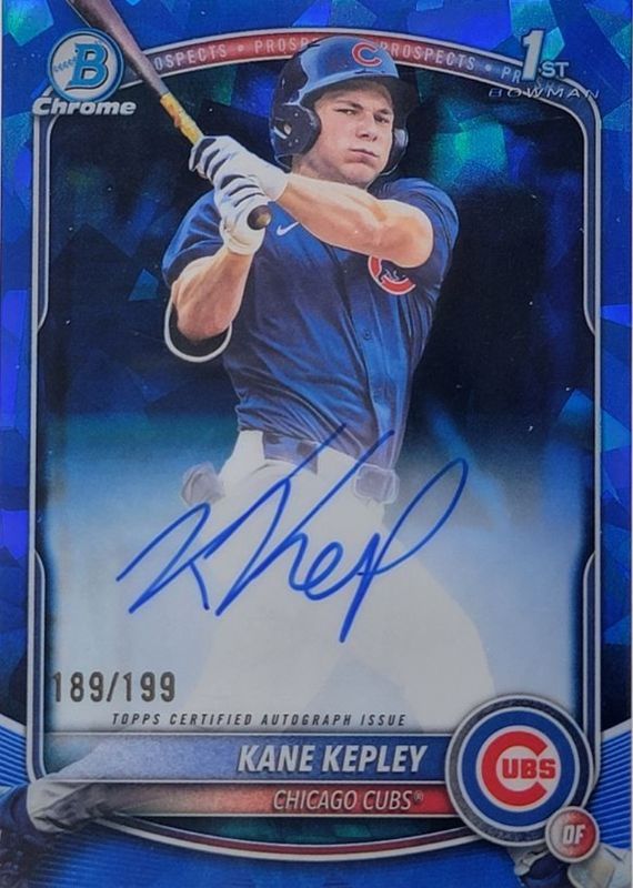2025 Bowman Draft Sapphire Edition #CPA-KK Chrome Prospect Auto /199 (1st)