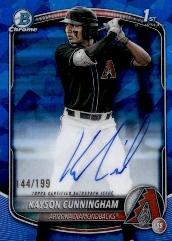 2025 Bowman Draft Sapphire Edition #CPA-KC Chrome Prospect Auto /199 (1st)