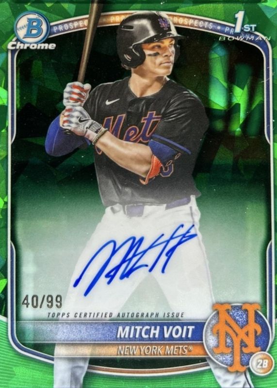 2025 Bowman Draft Sapphire Edition #CPA-MV Chrome Prospect Auto - Green /99 (1st)