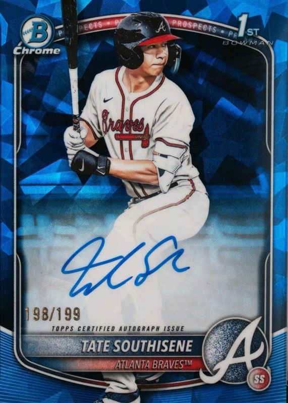 2025 Bowman Draft Sapphire Edition #CPA-TS Chrome Prospect Auto /199 (1st)