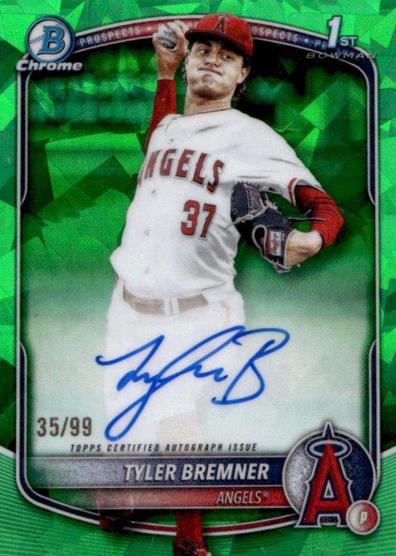 2025 Bowman Draft Sapphire Edition #CPA-TB Chrome Prospect Auto - Green /99 (1st)