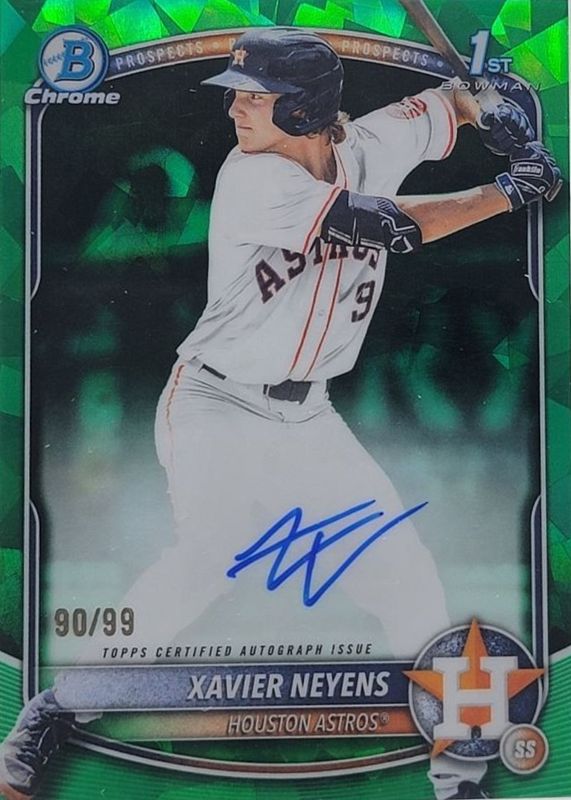 2025 Bowman Draft Sapphire Edition #CPA-XN Chrome Prospect Auto - Green /99 (1st)