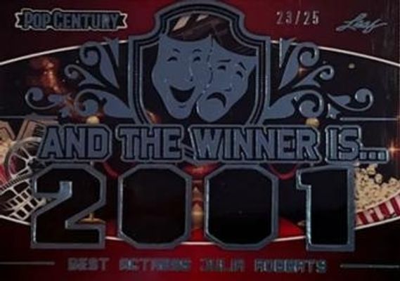 2020 Leaf Metal Pop Century #ATW-13 And The Winner Is... Platinum /25