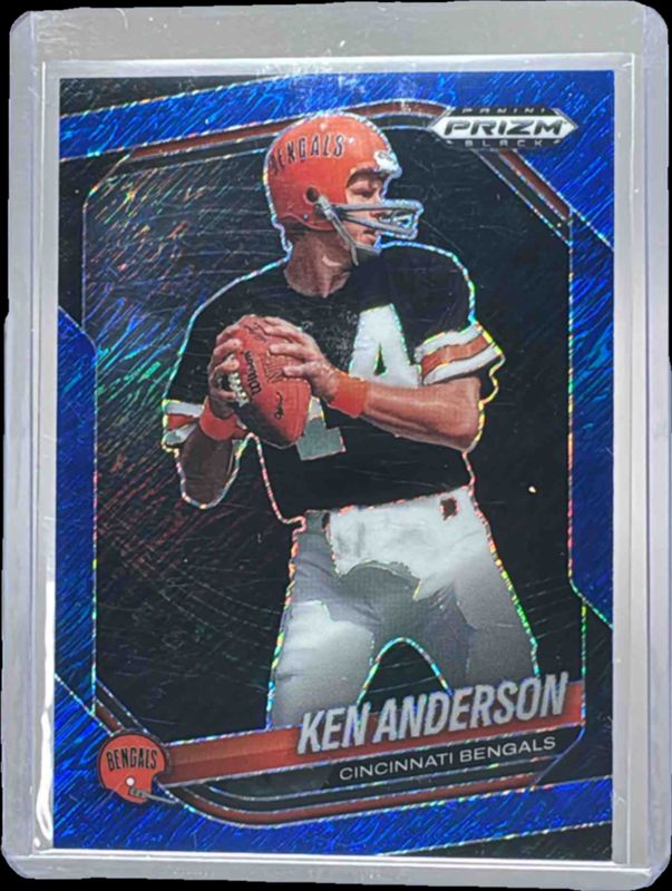 2025 Prizm Black #28 Blue Shimmer FOTL /35