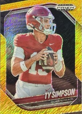 2025 Prizm Black #152 Prospects - Gold Shimmer FOTL /10
