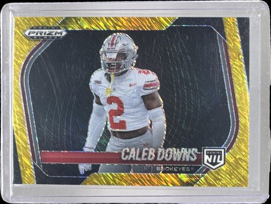 2025 Prizm Black #190 Prospects - Gold Shimmer FOTL /10