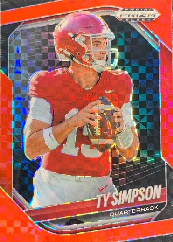 2025 Prizm Black #152 Prospects - Red Power /75