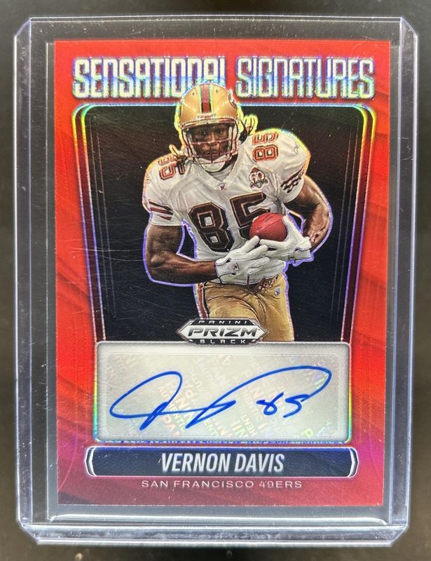 2025 Prizm Black #11 Sensational Signatures - Red /99