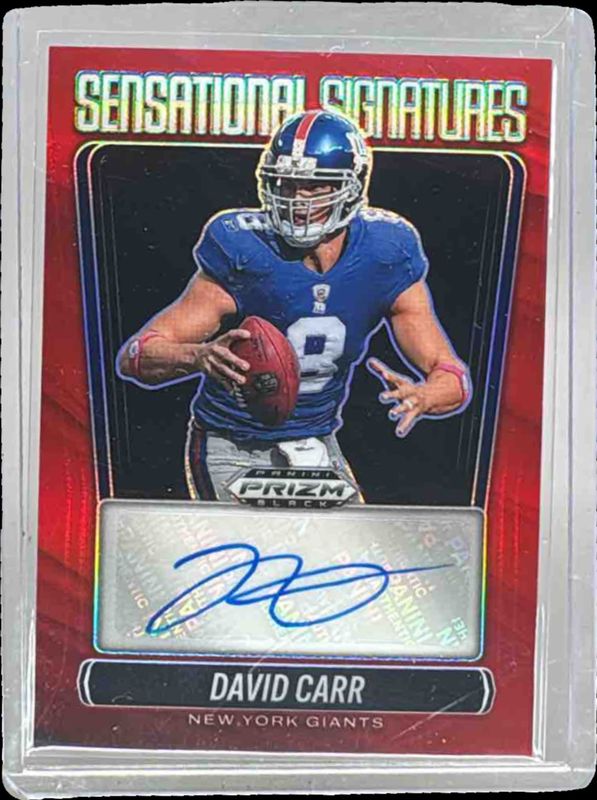 2025 Prizm Black #32 Sensational Signatures - Red /99