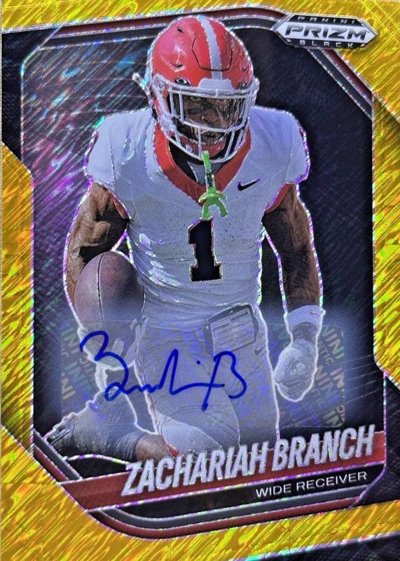 2025 Prizm Black #177 Prospects Autographs - Gold Shimmer FOTL /10