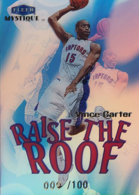 Vince Carter 1999 Fleer Mystique #5RR Raise the Roof /100 SGC 10