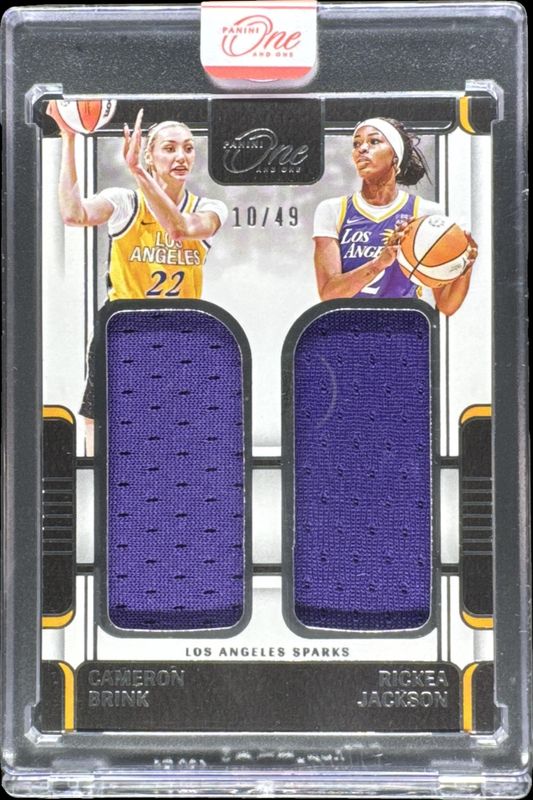 2025 One and One WNBA #3 Dual Memorabilia /49