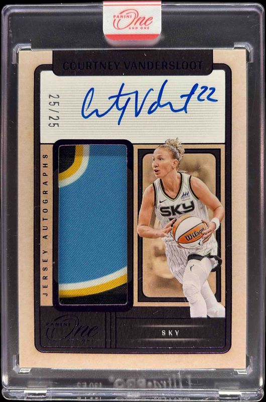 2025 One and One WNBA #23 Jersey Autographs - Purple /25