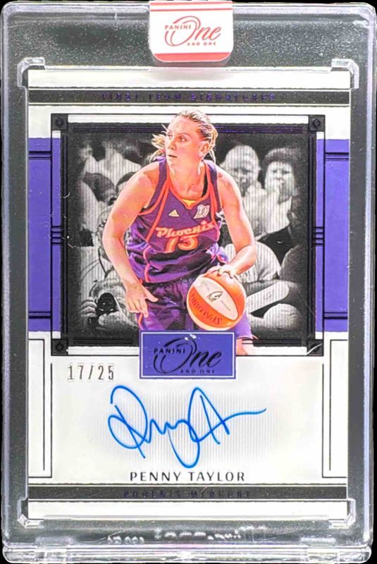 2025 One and One WNBA #7 First Team Signatures - Purple /25