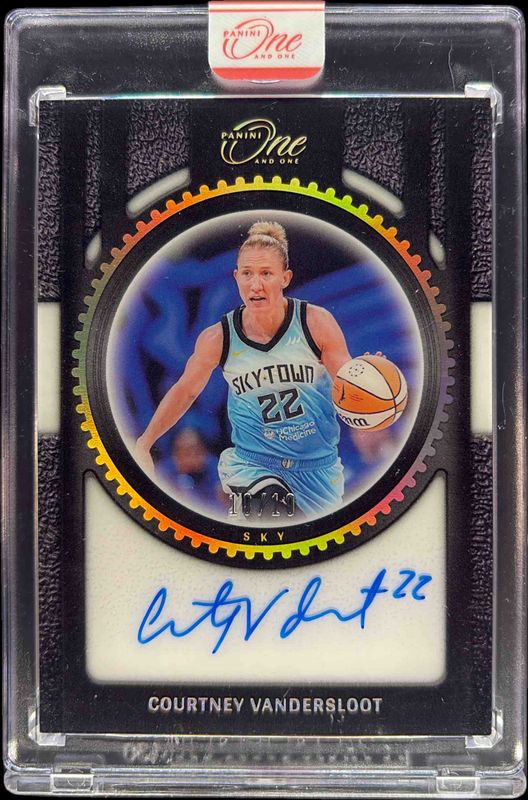 2025 One and One WNBA #1 Snapshot Signatures - Holo Gold /10