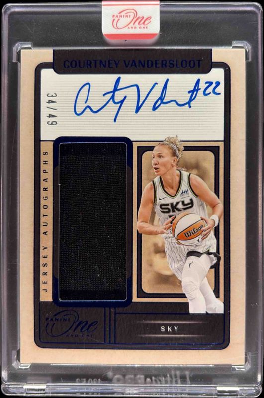 2025 One and One WNBA #23 Jersey Autographs - Blue /49