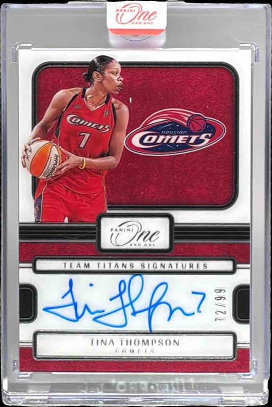 2025 One and One WNBA #2 Team Titans Signatures /99
