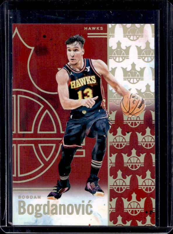 2024 Court Kings #66 Burgundy /125