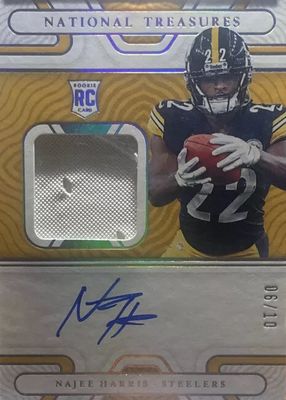 2021 National Treasures #RGS-NH Rookie Gloves Signatures - Holo Silver /10