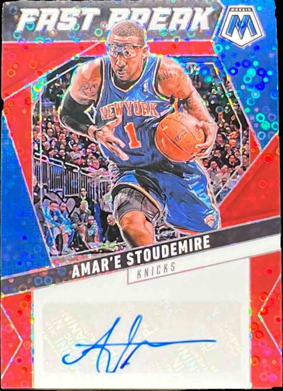 2024 Mosaic #100 Fast Break Autographs - Red /49