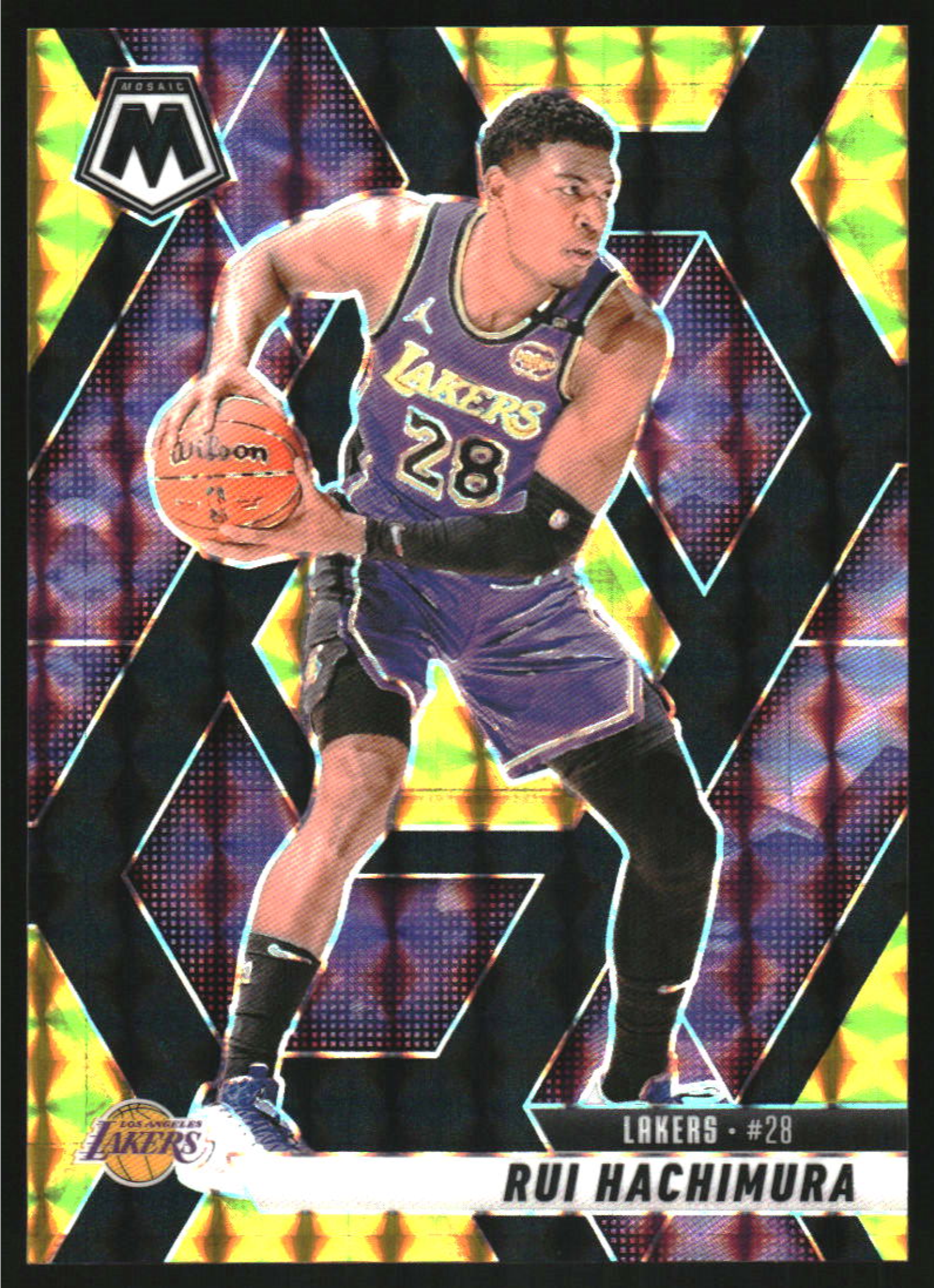 Rui Hachimura 2024 Mosaic #88 Choice Black Gold /8 Price Guide - Sports ...