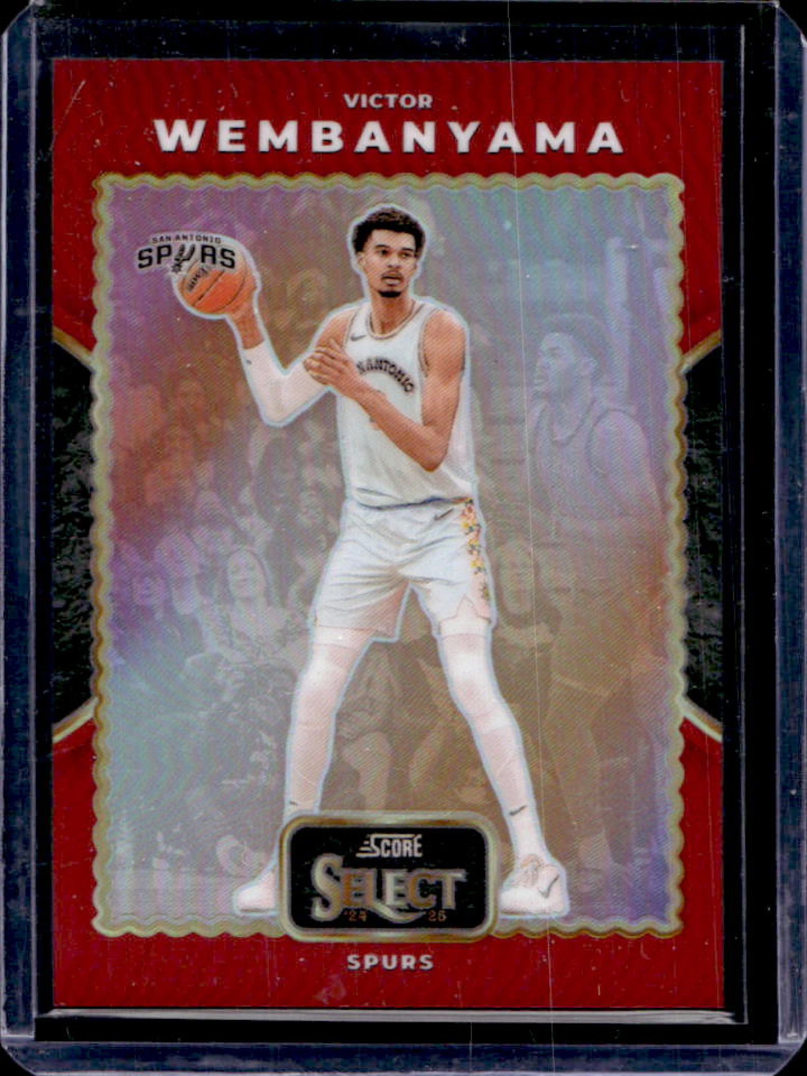 Victor Wembanyama 2024 Select #2 Score Select Throwback Red /99 Price ...