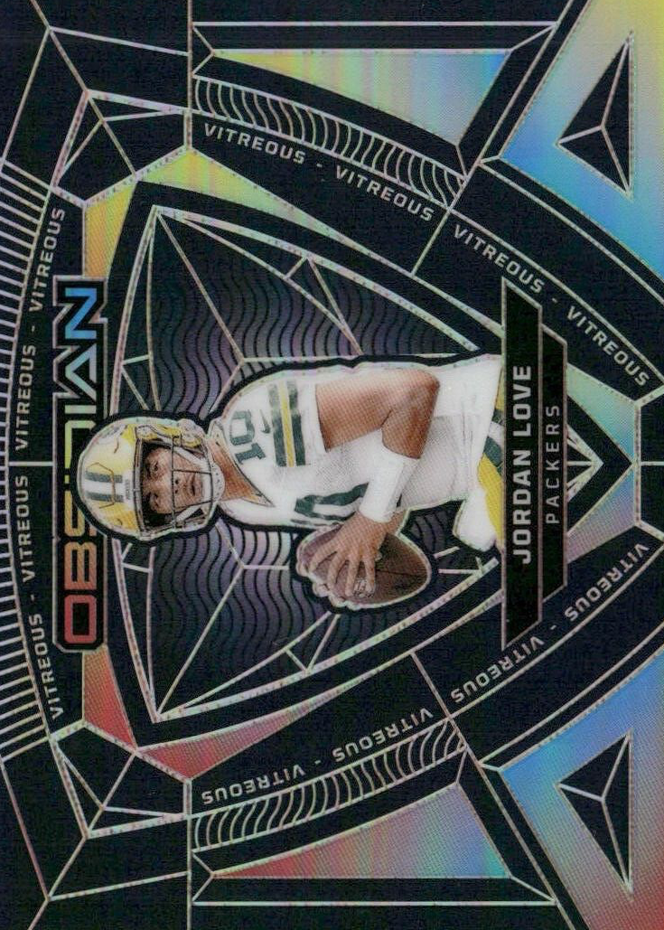 Jordan Love 2024 Obsidian #14 Vitreous /(SSP) Price Guide - Sports