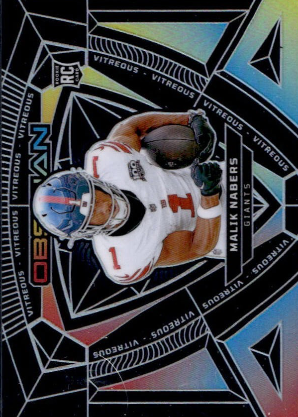 Malik Nabers 2024 Obsidian #6 Vitreous /(SSP) Price Guide - Sports