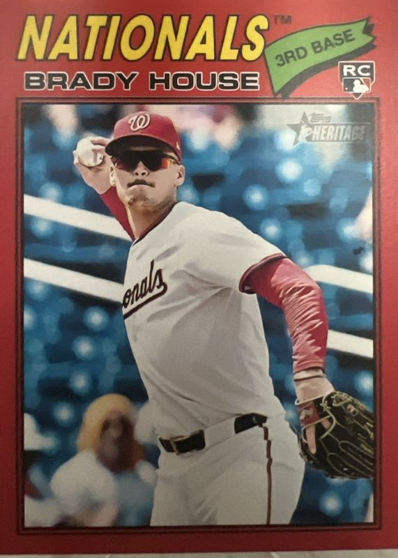 2026 Topps Heritage #153 Red Border
