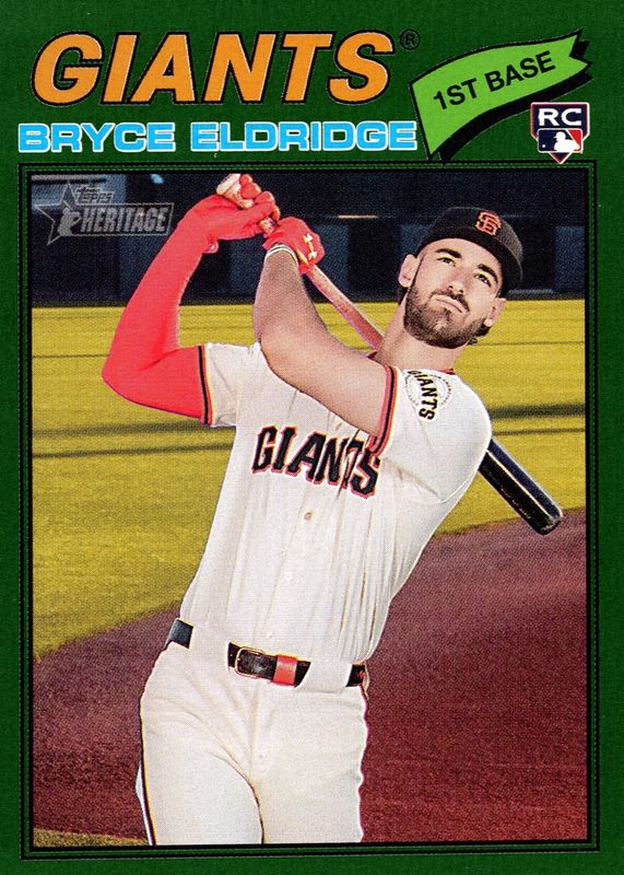 2026 Topps Heritage #310 Dark Green Border