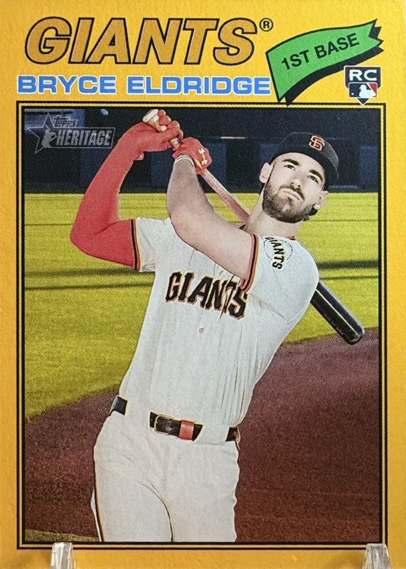 2026 Topps Heritage #310 Dark Yellow Border