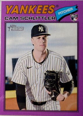 2026 Topps Heritage #222 Light Purple Border