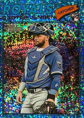 2026 Topps Heritage #199 Chrome - Light Blue Sparkle Refractor