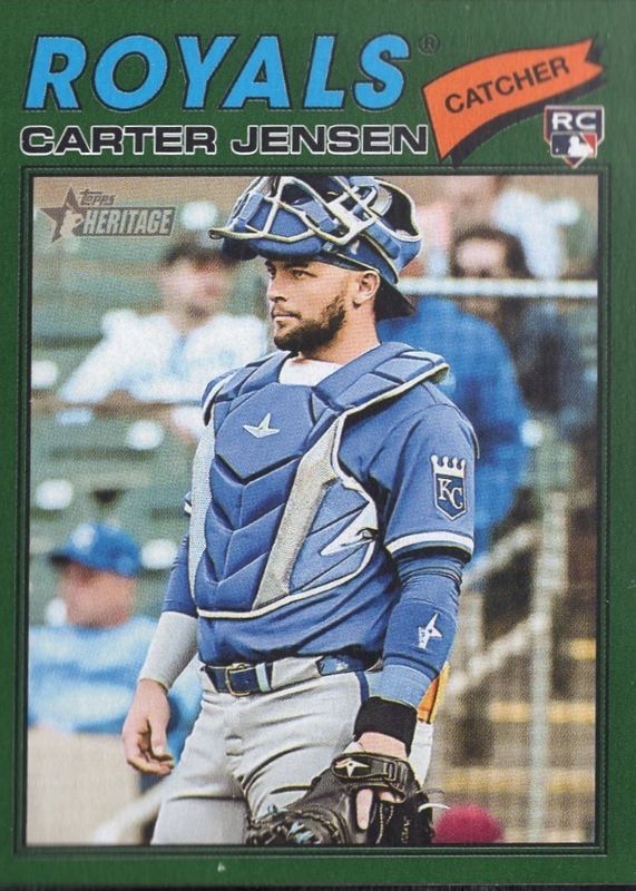 2026 Topps Heritage #199 Dark Green Border