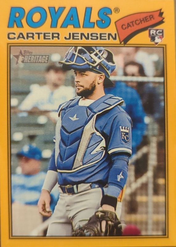 2026 Topps Heritage #199 Dark Yellow Border