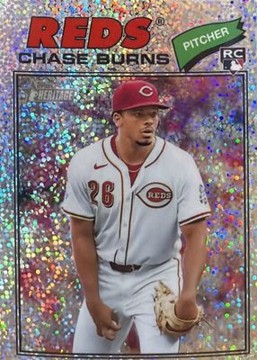 2026 Topps Heritage #212 Chrome - Silver Sparkle Refractor