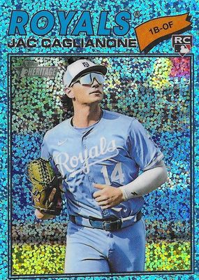2026 Topps Heritage #136 Chrome - Light Blue Sparkle Refractor