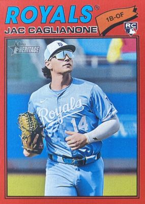 2026 Topps Heritage #136 Red Border