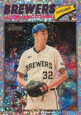 2026 Topps Heritage #144 Chrome - Silver Sparkle Refractor