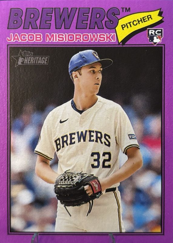 2026 Topps Heritage #144 Light Purple Border