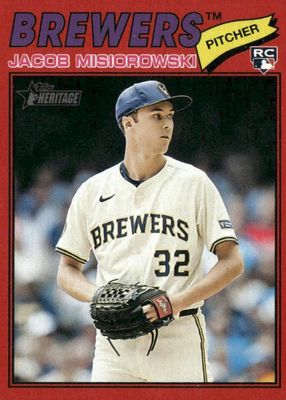 2026 Topps Heritage #144 Red Border