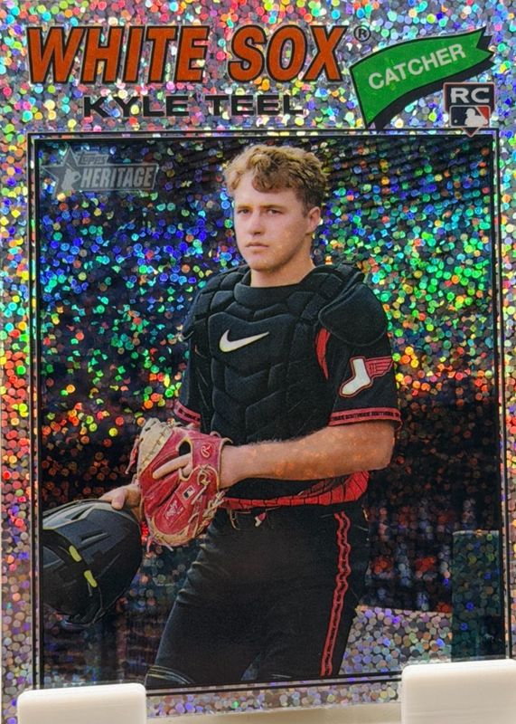 2026 Topps Heritage #182 Chrome - Silver Sparkle Refractor