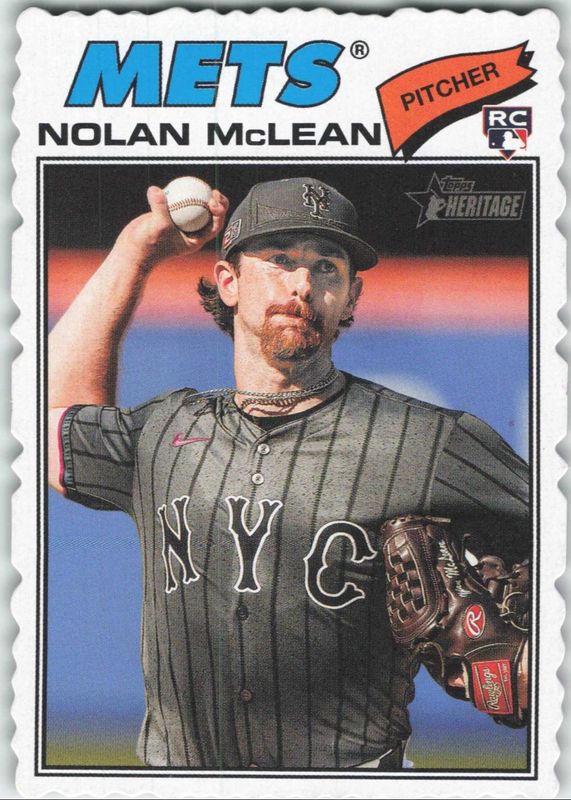 2026 Topps Heritage #150 Deckle Edge