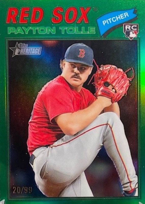 2026 Topps Heritage #386 Chrome - Green Refractor /99