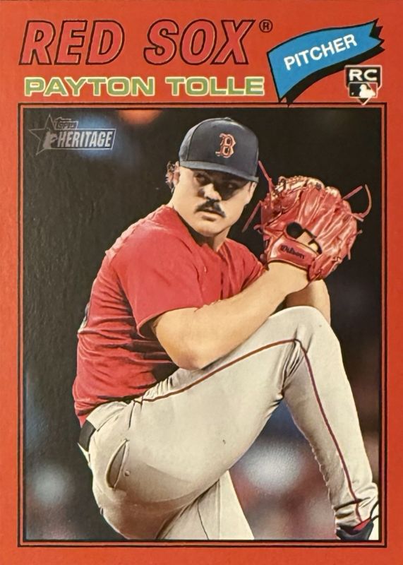 2026 Topps Heritage #386 Red Border