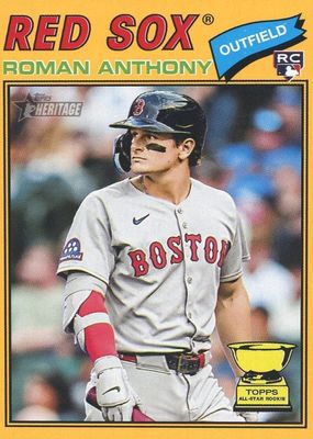 2026 Topps Heritage #86 Dark Yellow Border