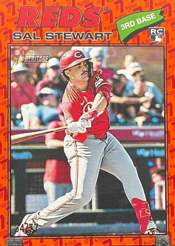 2026 Topps Heritage #221 Color of the Year - Heritage Orange /77