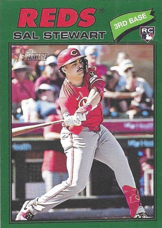 2026 Topps Heritage #221 Dark Green Border