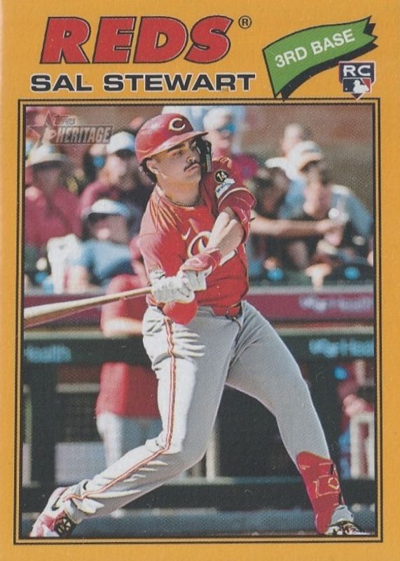 2026 Topps Heritage #221 Dark Yellow Border