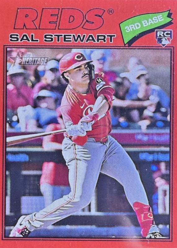 2026 Topps Heritage #221 Red Border